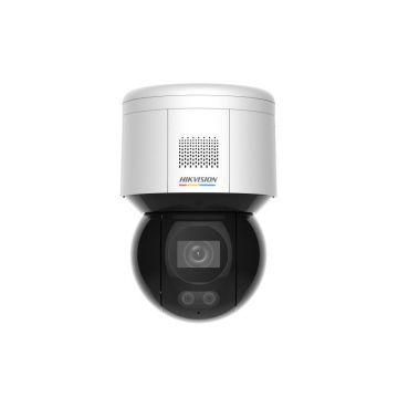 Camera supraveghere Hikvision DS-2DE3A400BW-DE/W F1 T5 ,4MP;rezolutie 2560 × 1440@ 25 fps,iluminare Color: 0.0005 Lux @ (F1.0, AGC ON); 0 Lux with white light, Day& Night 24/7 colorful imaging;lentila fixa 4mm,Zoom 16x digital, 120 dB /BLC/ HLC/3D DNR/