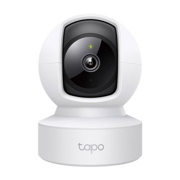 Camera supraveghere interior IP wireless Wi-Fi PT TP-Link TAPO C202, 2 MP, 3.83 mm, IR 12 m, slot card, microfon si difuzor, detectie smart, 360 grade, sirena, Ethernet