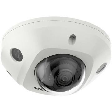 HIKVISION CAMERA IP Hikvision, mini dome pt. interior | exterior, dist. IR 30 m, tip lentila fixa 2.8 mm, 4  Mpx, mic, PoE, carcasa aluminiu|plastic,slot SD card, DS-2CD2546G2-IS28C  (timbru verde 0.8 lei)