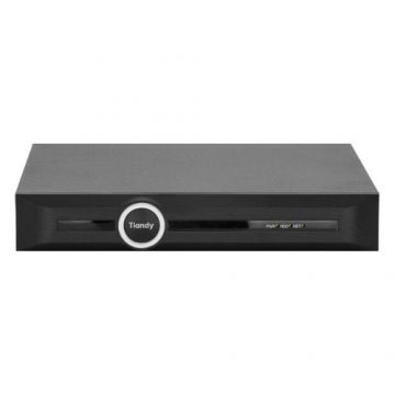 NVR 10 canale seria Lite Tiandy TC-R3110-IBV3.0, 6MP, latime banda 60Mbps, 1 slot SATA