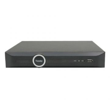 NVR 10 canale seria Lite Tiandy TC-R3210-IBP8KV3.1, 8MP 4K, 8x PoE, 30W, Functii AI, Suporta audio, 2x slot SATA