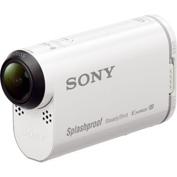 Camera video Sony Sport HDR-AS200VR + Live Remote, Full HD, Alb